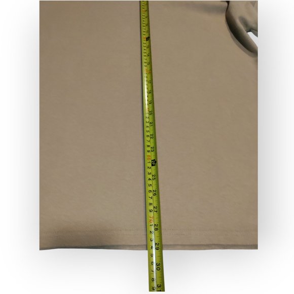 Beige Balloon Sleeve Sweatshirt Mini Dress - Picture 6 of 7